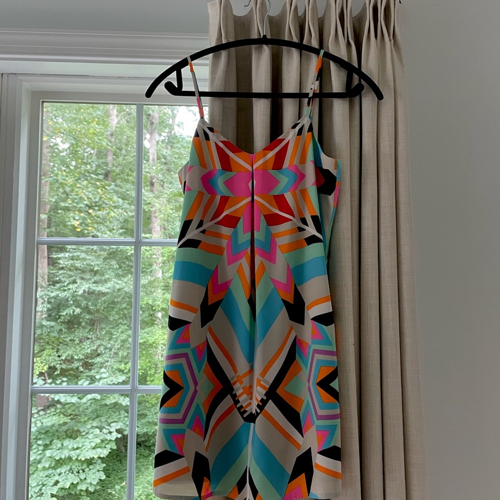 Mara Hoffman Geometric Sunburst Mini Dress